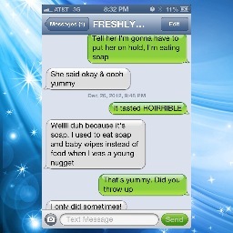I love having weird conversations with people that make absolutely no sense whatsoever