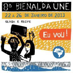 Perfil cearense de mobilização para a 8ª Bienal de arte e cultura da UNE.