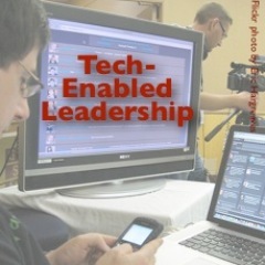 Twitter account for the Tech-Enabled Leadership Research Project. Searching the Twitterverse for Tech-Enabled Leaders