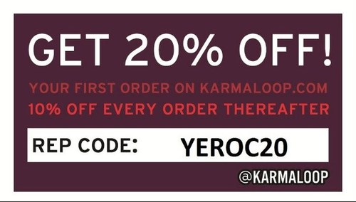 Use Rep Code: YEROC20 for 20% off Karmaloop purchases or 10% off PLNDR purchases!