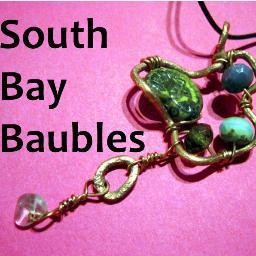 Love, love, LOVE making jewelry. Look for more 'fashionable trashables' and 'kinky kreations' to appear in my Etsy store.