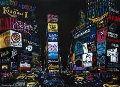 Just people obsessing over broadway shows and stars.