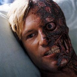Harvey Dent / Honesto y apasionado fiscal de distrito de Gotham City. Amplio conocimiento de la aplicación de la ley / Enamorado y prometido de Rachel Dawes.