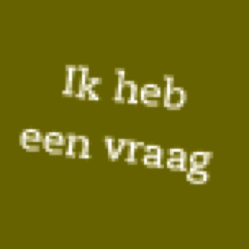 Wij tweeten vragen & link degene aan wie je het wilt stellen
