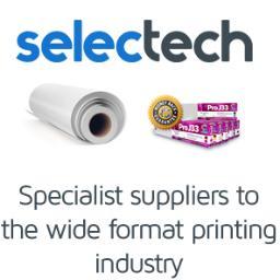 Selectech are specialist suppliers of ink, media, and accessories to UK wide format print professionals.  Tel: 01628 560892, Join us: http://t.co/fhgYlczf