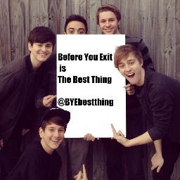 Twitter page for Before You Exit is The Best Thing on fb! Here to support and give you news about @BeforeYouExit! Send us one of those Tweet things! ;)