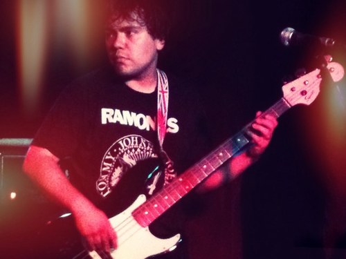 Plays bass for @punk77nyc