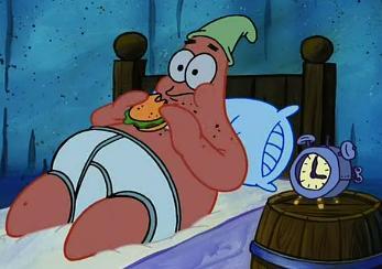I like krabby patties, at 3 am.