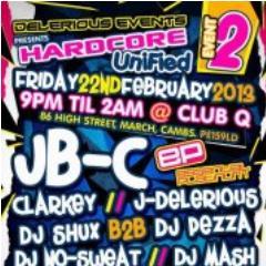 Hardcore event running in March, Cambridgeshire.
