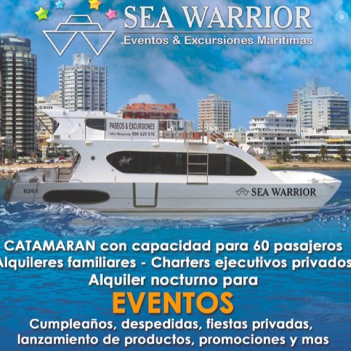 Catamaran con capacidad hasta 60 personas. Paseos a Isla Gorriti, Isla de Lobos, bahia de Punta del Este, Punta Ballena. Fiestas privadas y corporativas.