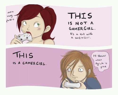 Gamer+girl+period= you're gonna have a bad time.