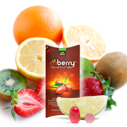 Las tabletas mberry transforman los alimentos ordinarios en algo extraordinario. mberry es totalmente natural y hecha de la mejor selección de Frutas Milagrosas