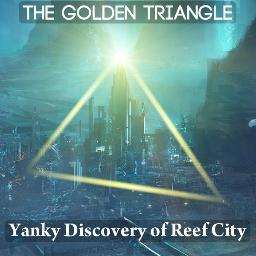This book is a fantasy fiction about how a poor clumsy high school freshman from Brooklyn and his best friends end up  on an adventure in the Bermuda triangle.