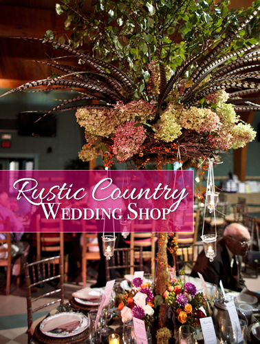 Providing Inspiration and Products for Brides Planning a Rustic Country Wedding.