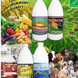 Organic Fertilizer, Organic Pest Controller, Organic Probiotics and Organic Cleanser