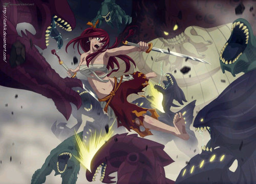 A knight girl S class mage in fairy tail Guild || unfollow I will attack you with my sword