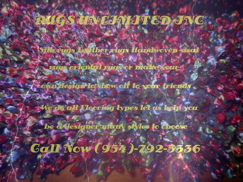 RugsUnlimited's profile picture. We custom design area rugs for your home or workspace! We do any flooring commercial or residential so you can get it all done in one place (954)-792-5336