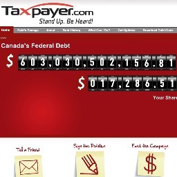 I am Canada's federal debt counting in real time. I enjoy road trips & following politicians.