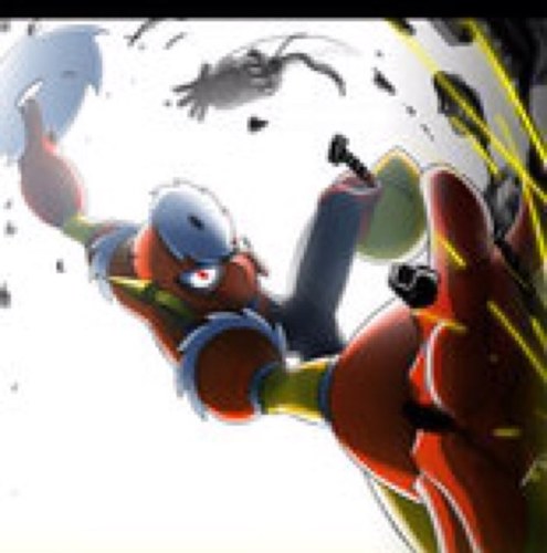 The first robot master. Pray, that you might not face my blades.