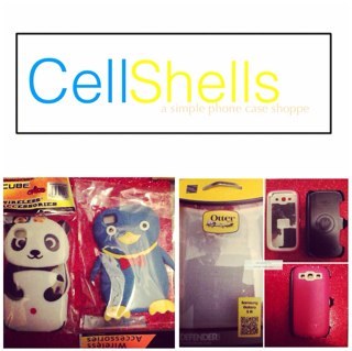 Cellshells: A phone case shop. We will be selling all kinds of cases. 
otterbox - available
cute cases - available
Check us out and follow on IG: cellshells