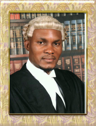 Minister in the temple of Justice.