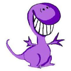 Ima purple dinosaur. Yeahhhhhh. I'll eat youu. RAWR33