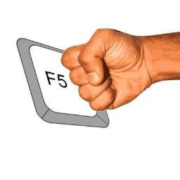 Pounding F5 is a cover band. Geordie Hearn plays these covers on piano and Marshall Jon Steeves plays drums.