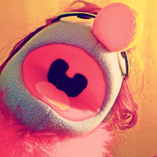 By night I sing opera. By day I pretty much do what the lady host of the Polkadot Door did - sing to children & have conversations with my stuffed animals.