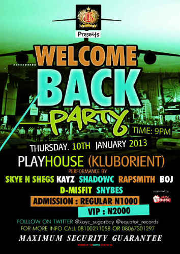 Equator_Records's profile picture. Music,Artiste Promotions,Events Management Voice&Visual Productions Signed Artiste are SKye'n'Shegz Vico(RApsmith) B.o.j Info08068130239,08067301297,08100211058