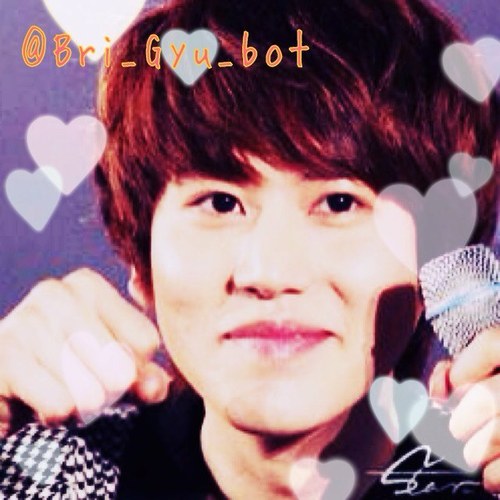 可愛い可愛いキュヒョンbotです。
ゆるーくまったりやっております。
非公式全手動です。
フォローしたら@、バイバイはブロックで！
みんなぼくとお話しましょ〜(๑˙❥˙๑)
たくさん可愛がってね？(๑˙❥˙๑)ふふ
※Sorry,Japanese only.
since：2012.03.17〜