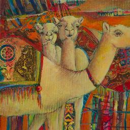 Interior designer, professional Artist & Founder of Saudiaat Women Artists Group ( 2005) & SAJU Studio in 2018