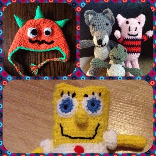 Handmade crocheted items with love based in wrexham. 
Checkout my shop at http://t.co/xQzG67wU or email emma-littlecrochetcuties@hotmail.co.uk