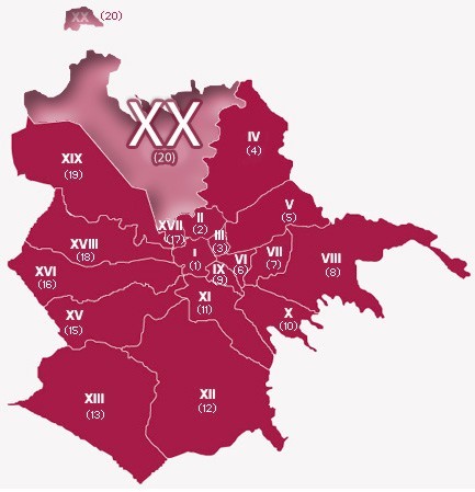 Municipio Roma XX è la denominazione della ventesima suddivisione amministrativa di Roma Capitale, situata a nord. Superficie: 186,705 km² Abitanti:157.625