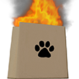 Flaming poo is following you.