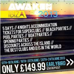 5 DAYS // 4 NIGHTS
Accommodation // Superclub Entry
Opening, Beach & Boat Parties
Discounts Across The Island

Book Now £149.99
Deposit £50pp