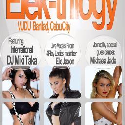 pure, unadulterated fun, party and crazy good time! let's dance like there's no tomorrow at Elek-Trilogy @ Club Vudu during Sinulog week in Cebu City!