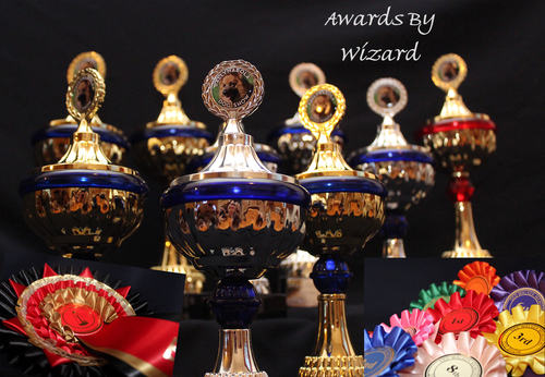 Suppliers of Rosettes, Trophies, Awards & Pet Tags, to Clubs, Societies, Organisations, Public and Trade. We offer a specialist service and bespoke designs.