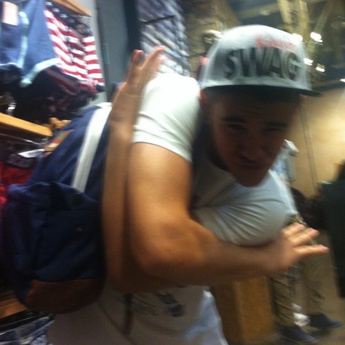 Iv got bare swag so follow me yeh