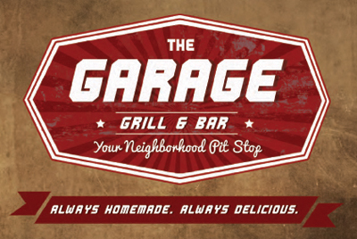 The Garage Grill and Bar is your Neighborhood Pit Stop for Great Food and an Inviting Atmosphere. Stop in for our daily Specials and ongoing events.