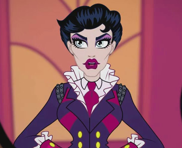 I am Headless Headmistress Bloodgood. Headmistress of Monster High place where Monsters get their Deaducation and place of Acceptance. Any questions ask me.