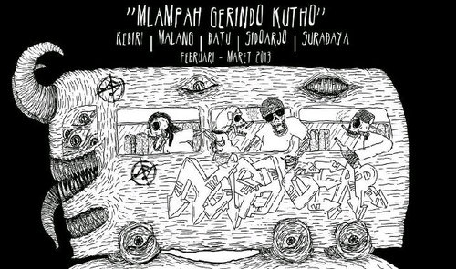 NOISE GEAR its a GRINDCORE band from Kediri East Java 
 Please Check Sample song:
  http://t.co/R8BCViN36P | Contact : 085784724022 / 26AC5824