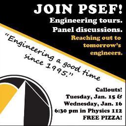 PSEF promotes engineering awareness amongst youth, prospective students, Purdue Alumni, first-year Purdue students, and the community.