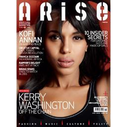 ARISE is the definitive international style magazine. Large format stylish glossy highlights African achievement in fashion, music, culture and politics.