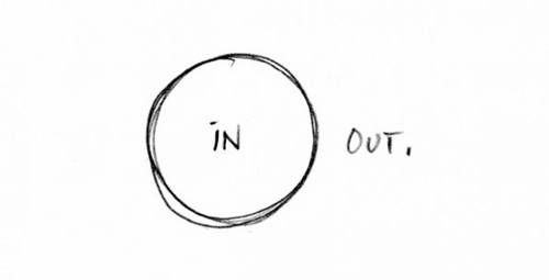 One moment you're IN the next you're OUT