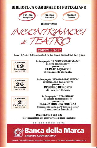 PRO LOCO SANTANDRA' - Promozione delle attività ricreative paesane, pranzi e cene per associazioni sportive, di volontariato, ecc...