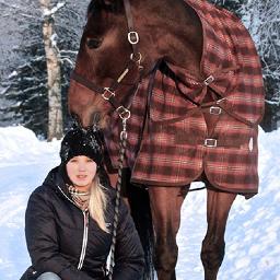 dressage rider and blogger from Finland