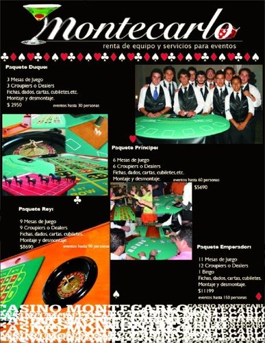 MontecarloSLP's profile picture. Servicio de casino de fantasía