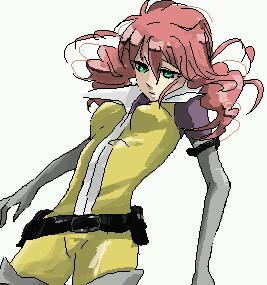 A Tactical Operator for the Ptolemaios. A usually quiet and reserved young woman, with an affection for Haro...And, a meister, @LockonNeil_. [Gundam00 RP+18.]