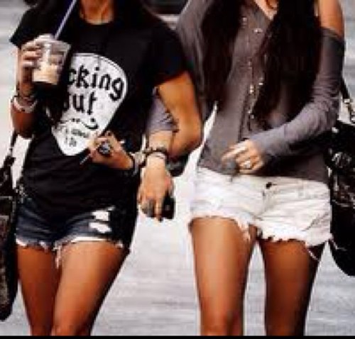 Just a couple of highschool besties bitching about their life #teamfollowback #DMus
