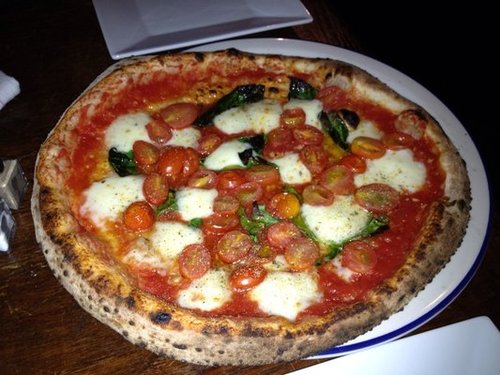Authentic Neapolitan Pizza. Nothing more pure or honest on earth. 

585-270-4683. Open seven days a week. Call for reservations.